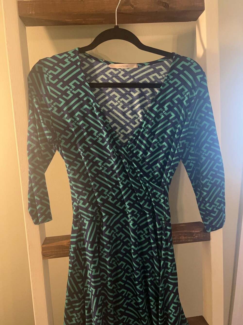41 Hawthorn Geometric Print Wrap Dress size small